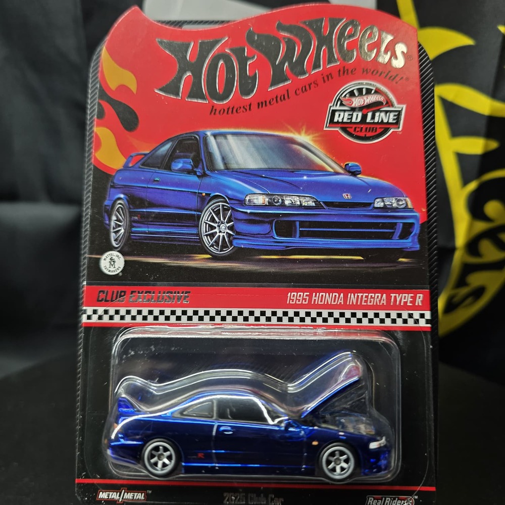 Hot Wheels RLC 1995 Honda Integra Type R JCP06 2025 Patch + Button